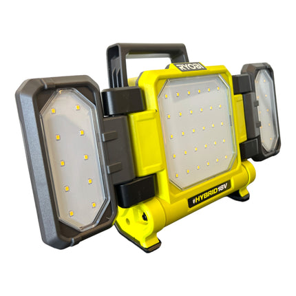 RYOBI RLPH18-115 Panel de luz LED híbrido 18 V 3000 lm + 1x batería 1,5 Ah + cargador