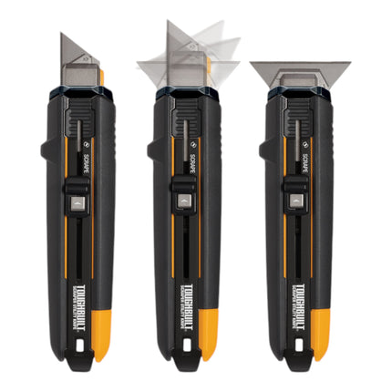 Toughbuilt TB-H4S5-01 All-purpose knife cutting & scraping + 5x spare blade