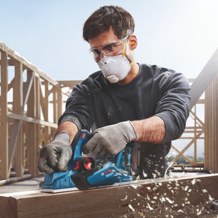 Bosch GHO 18V-26 Professional cordless planer 18 V 2.6 mm brushless ( 06015B5000 ) + L-Boxx - without battery, without charger