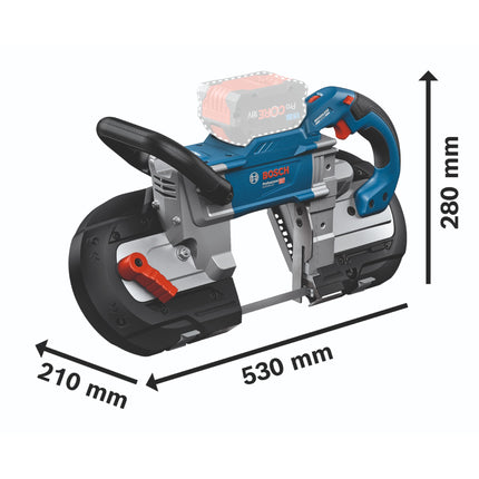 Akumulatorowa piła taśmowa Bosch GCB 18V-127 Professional 18 V 127 x 127 mm Brushless Solo ( 06012B7000 ) - bez akumulatora, bez ładowarki