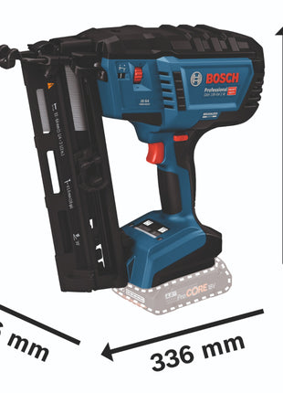 Bosch GNH 18V-64-2 M Profesjonalna gwoździarka akumulatorowa do drewna 18 V 1,6 x 32 - 64 mm bezszczotkowa + L-Boxx ( 0601482001 ) - bez akumulatora, bez ładowarki