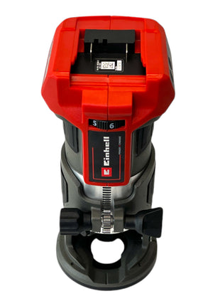 Einhell TP-ET 18 Li fresa per bordi a batteria 18 V 6 / 8 mm senza spazzole ( 4350412 ) Solo - senza batteria, senza caricabatterie
