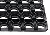 Doormat open rings ( 9000471292 ) black rubber