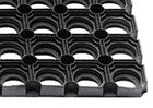 Doormat open rings ( 9000471292 ) black rubber