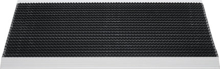 Felpudo de aluminio ( 9000471285 ) negro/plata PP/aluminio