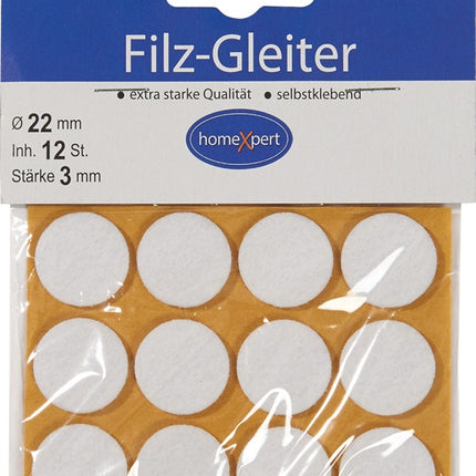 Deslizadores de fieltro ( 3000271014 ) 22 mm autoadhesivos