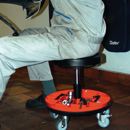 Tabouret de montage ( 9146454562 ) avec roulettes Hauteur du siège réglable de 420 à 545 mm