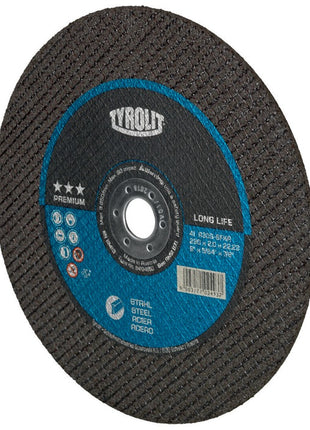 Tyrolit cutting disc PREMIUM LONGLIFE ( 8000757548 ) D125x1mm 41 F straight bore 22.23 mm