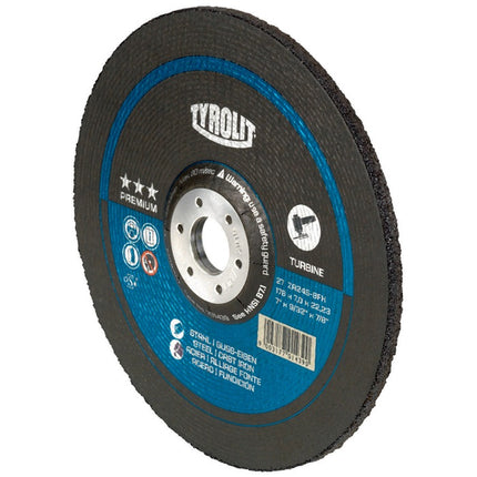 Tyrolit disque à ébarber PREMIUM T-GRIND ( 8000758433 ) D125xS7mmgranulation 24 alésage 22,23 mm