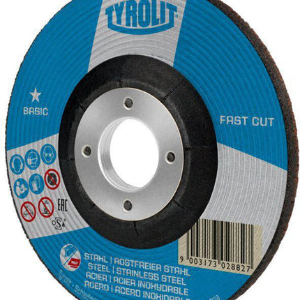 Tyrolit Schruppscheibe BASIC FASTCUT ( 8000757704 ) D230xS6mmKörnung 30 Bohrung 22,23 mm