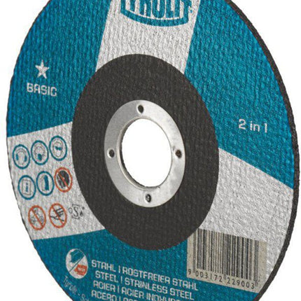 Tyrolit Trennscheibe BASIC ( 8000757601 ) D125x1,6mm gerade Bohrung 22,23 mm