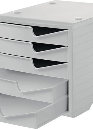 styro storage box ( 9000493475 ) 5 drawers grey/grey
