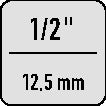 Stahlwille socket ( 8000334085 ) 1/2 ″ TORX(R) length 140 mm