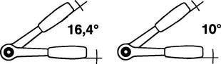 Stahlwille socket spanner set 86TX ( 4000826285 ) 63-piece 1/4 + 1/2 ″ Number of teeth 22/36 hexagon