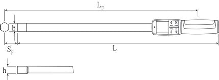 Stahlwille angle/torque spanner 714/6 ( 8000332369 ) 6 - 60 Nm