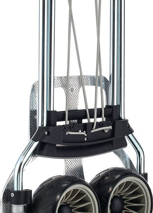 Carrello da trasporto Ruxxac ( 9000443051 ) pieghevole in acciaio tubolare, alluminio cromato larghezza benna 495 mm