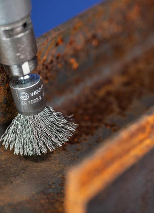 Spazzola PFERD PBU ST ( 8000432595 ) Ø 20 mm spessore del filo 0,5 mm 18000 min-¹