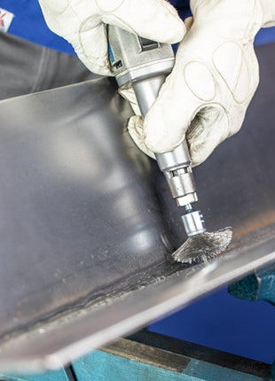 Spazzola PFERD PBU INOX ( 8000432617 ) Ø 20 mm spessore del filo 0,2 mm 18000 min-¹
