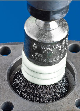 Spazzola PFERD PBUR INOX ( 8000432670 ) Ø 13 mm spessore del filo 0,2 mm 15000 min-¹