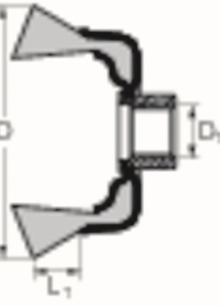 PFERD spazzola a tazza POS TBG ST ( 8000435482 ) Ø 65 mm M14 spessore del filo 0,5 mm