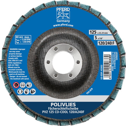 Disco lamellare PFERD ( 8000429928 ) Ø 125 mm grana 120 / 240 F