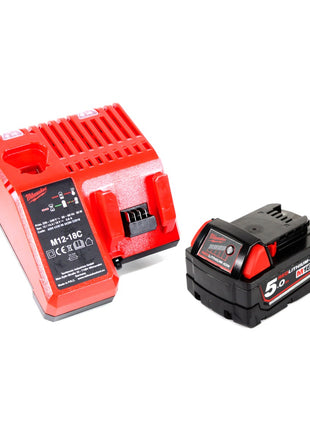 Milwaukee HD18CS-501C Akku Handkreissäge 18V 165 mm + 1x Akku 5,0Ah + Ladegerät + Kreissägeblatt - Toolbrothers
