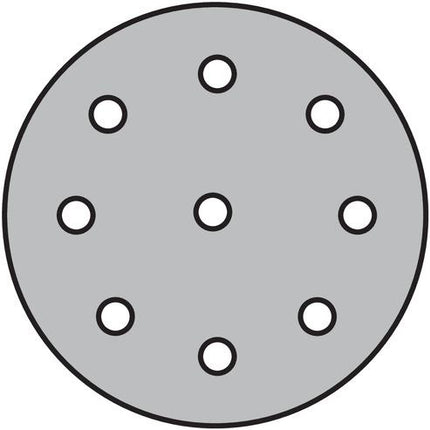 Klingspor Haftschleifscheibe PS 22 K ( 8000353188 ) GLS 27 125 mm Körnung 100 Lochanzahl 8 + 1
