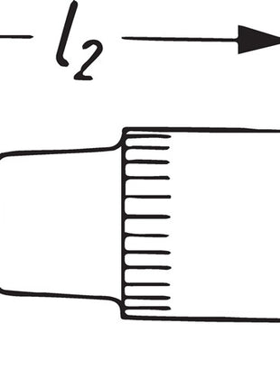 Hazet socket 8507 ( 8000466406 ) 1/4 ″ PZ Length 28 mm