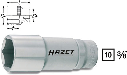 Toma Hazet 880LG ( 8000466548 ) 3/8 ″ hexagonal longitud 54 mm