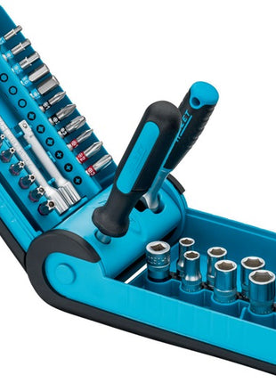 Hazet socket spanner set 856-1HP ( 8000753595 ) 38-piece 1/4 ″ No. of teeth 90 hexagon