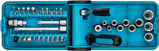 Hazet socket spanner set 856-1HP ( 8000753595 ) 38-piece 1/4 ″ No. of teeth 90 hexagon