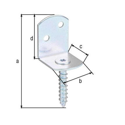 GAH Alberts porta steccato in wattle ( 8002897887 ) 83x32x30x38mm a forma di L