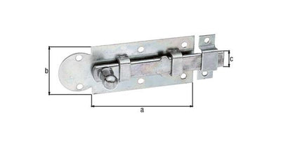 GAH Alberts rygiel okienny ( 8002902175 ) długość 100 mm szerokość 30 mm kształt prosty przedłużenie 29 mm