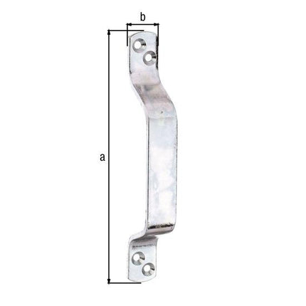 GAH Alberts gate handle ( 8002746154 ) Length 190 mm Width 25 mm Number of holes 4