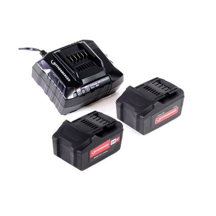 Rothenberger ROMAX 4000 Basic Set Electro-hydraulic Press machine 18 V Li-Ion + 2x Batteries 4.0 Ah + 1x Charger + Case