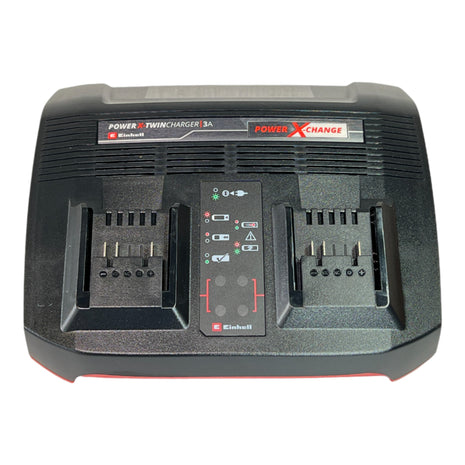 Einhell Power X-Twincharger 3A caricatore doppio 18 V 3 A ( 4512069 ) per tutte le batterie Power X-Change Li-Ion