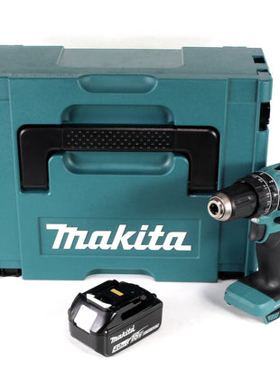 Makita DHP 485 M1J 18 V Li-Ion cordless impact drill in Makpac + 1 x 4.0 Ah battery - without charger