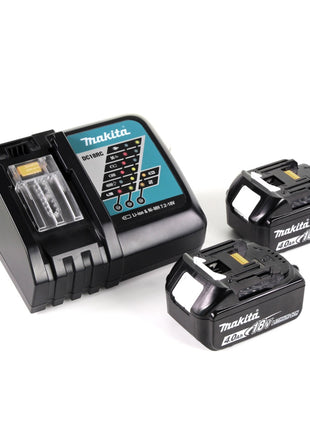 Makita DHP 485 RMJ 18 V Li-Ion cordless impact drill in Makpac + 2 x 4.0 Ah battery + charger