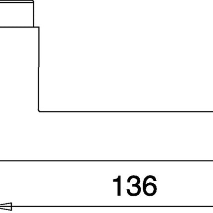 EDI Paire de béquilles de porte 168 Z ( 3000261385 ) acier inoxydable F00 Carré 8 mm