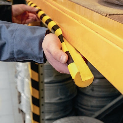 Protezione angolare durevole ( 9000480101 ) giallo/nero 1000 mm tipo C35