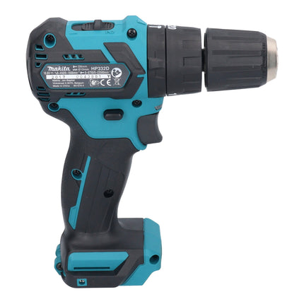 Makita HP 332 DM1E cordless impact drill 12 V max. 35 Nm brushless + 1x rechargeable battery 4.0 Ah + case - without charger