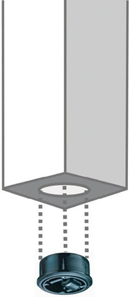 BS castors Plastic bell ( 3000275179 ) Ø 65 mm Load capacity 50 kg hard floors