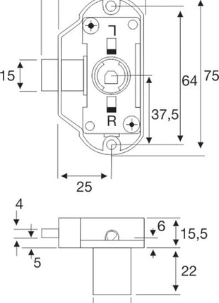BMB espagnolette lock ( 3000271855 ) keyed alike incl. inner cylinder