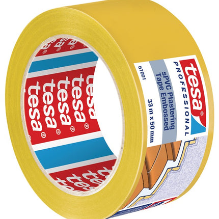 tesa Nastro per intonaco in PVC 67001 ( 3000265336 ) scanalato a croce Lunghezza 33 m Larghezza 50 mm