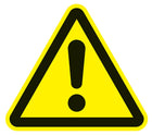 Warning sign ASR A1.3/DIN EN ISO 7010 ( 3000277652 ) 200 mm plastic