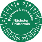Multi-year inspection sticker ( 9000477108 ) Ø 30 mm foil