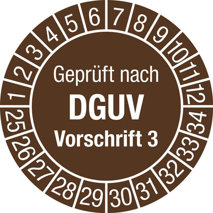 Multi-year inspection sticker ( 9000477115 ) Ø 30 mm foil