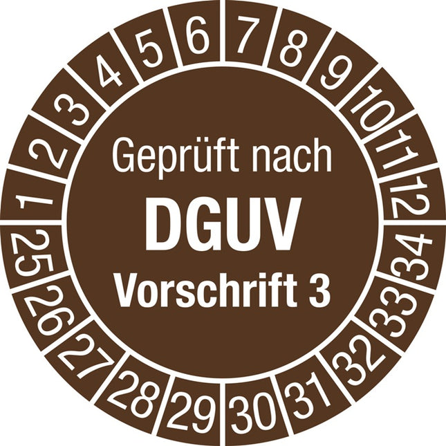 Multi-year inspection sticker ( 9000477115 ) Ø 30 mm foil