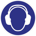 Mandatory sign ASR A1.3/DIN EN ISO 7010 ( 9000477508 ) Use hearing protection