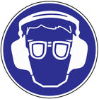 Mandatory sign ( 3000277512 ) Use hearing/eye protection